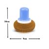 Bigwheels KHKC0035-01 Steel Wool Sponge Scrubber with Ball Handle for Cleaning - Kitchen Cleaning Tool for Pots, Pans, Ovens, Oven Racks, Sinks, Baking Trays, Grills Home Cleaning Kit view 2