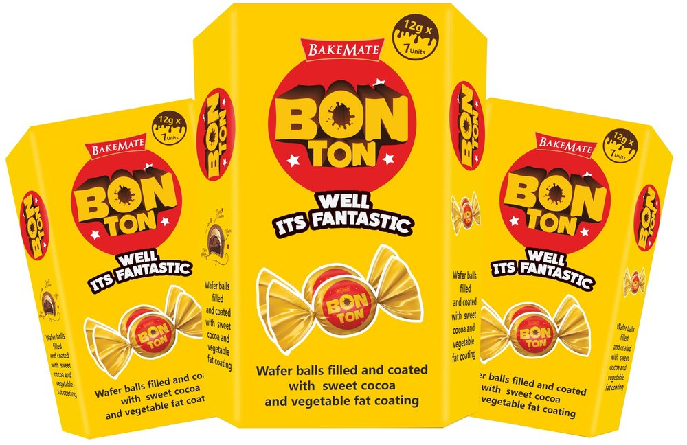 BakeMate Bon Ton Chocolate Wafer Balls Combo Pack | Wafer-Coated Layered Chocolate Wafers | Crispy WaferBalls | 252g