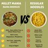 Millet Mania Pearl Millet Noodles (Bajra noodle) | Healthy And Delicious | With Vitamins And Iron (Pack of 3) view 3