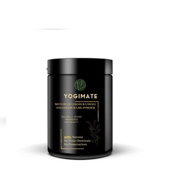 YOGIMATE Mixture of Gokshura Small and Gokshura Big Powder - Pure & Natural (1 KG)