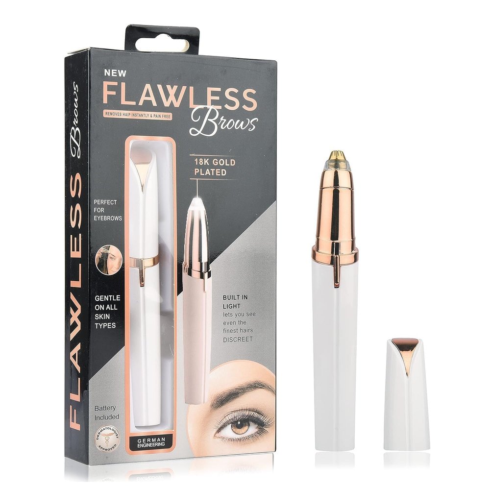 Eyebrow Trimmer, Painless Hair Removal, Microblading Tool, Black