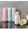 iSTAR Plastic Capsule Shape Travel Toothbrush Toothpaste Case Holder, Portable Toothbrush Storage, Toothbrush Holder, Pack Of 2 (Multicolor) view 1