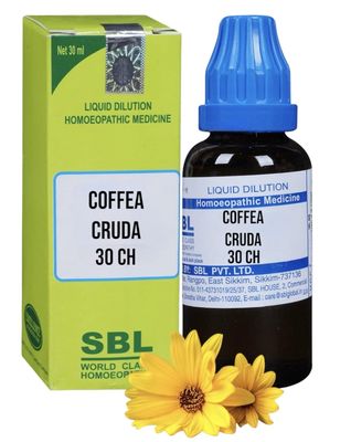 SBL Coffea Cruda 30 Homeopathic Medicine - Set of 1 Bottle