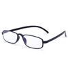 AEC CEO 1 Unisex Reading Glasses +2.50 Power Full Rim Lightweight Plastic Frame with BlueRazr UV Protection Lenses  Sober & Functional Design with Soft Sleeve Case for Men and Women (Black) view 1