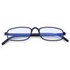AEC CEO 1 Unisex Reading Glasses +2.50 Power Full Rim Lightweight Plastic Frame with BlueRazr UV Protection Lenses  Sober & Functional Design with Soft Sleeve Case for Men and Women (Black) view 4