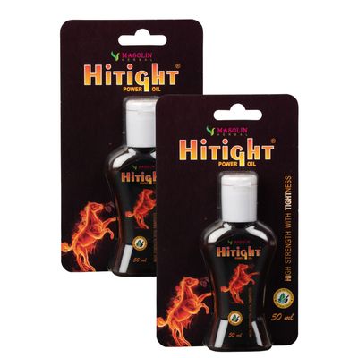 MASOLIN HERBAL HITIGHT POWER OIL 50ML FOR MEN - PACK OF 2X50ML
