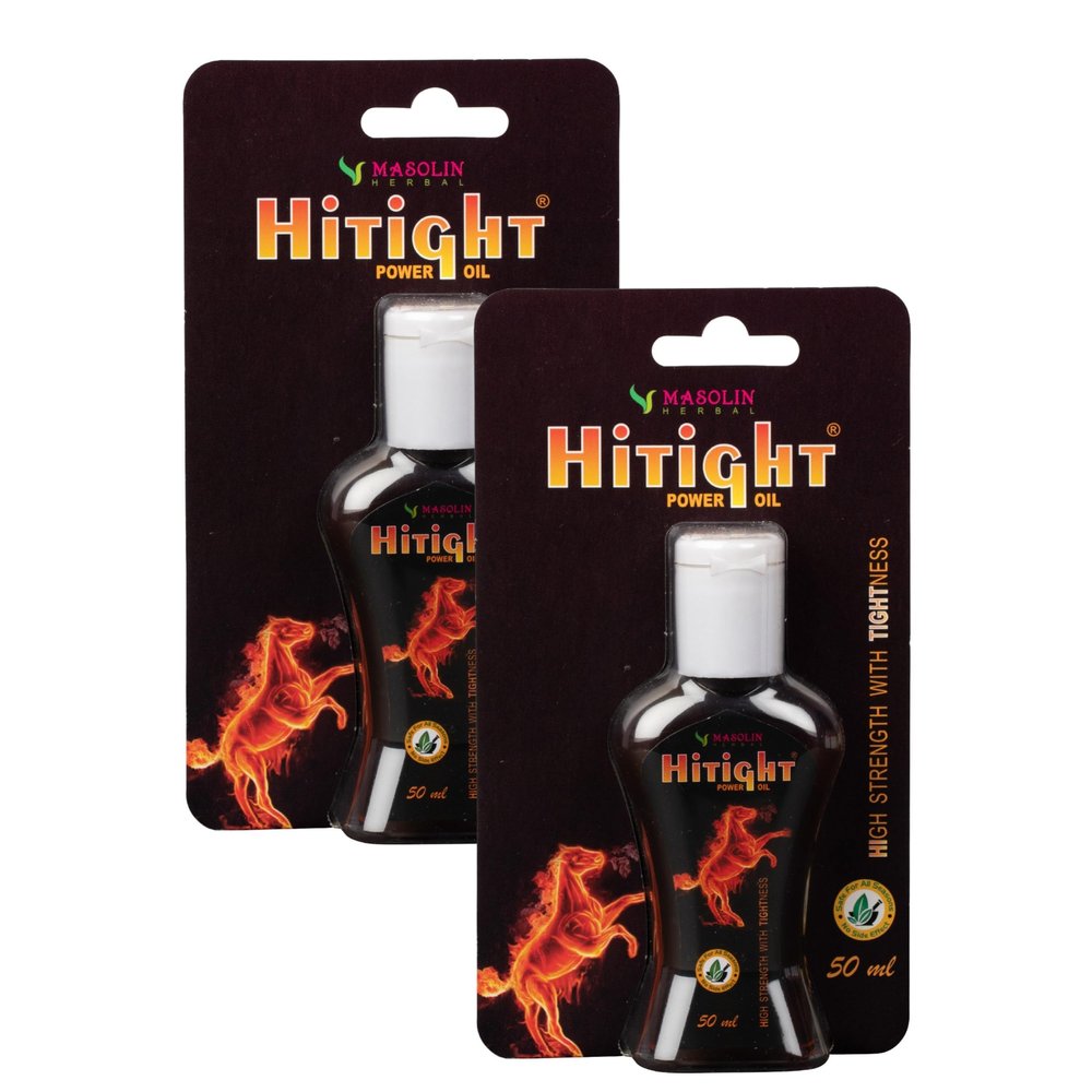 MASOLIN HERBAL HITIGHT POWER OIL 50ML FOR MEN - PACK OF 2X50ML
