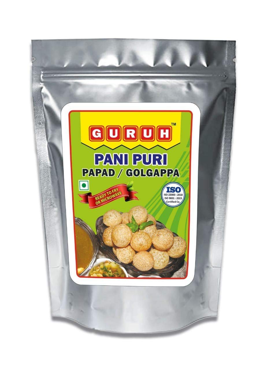GURUH Ready to Fry | Golgappa | Panipuri 400 gm