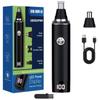 Ear & Nose Hair Trimmer with LED Display for Men Women,Painless USB Rechargeable Eyebrow & Facial & Nose Hair Trimmer Clipper,Professional IPX7 Waterproof Dual Edge Blades (Black) view 1