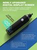 Ear & Nose Hair Trimmer with LED Display for Men Women,Painless USB Rechargeable Eyebrow & Facial & Nose Hair Trimmer Clipper,Professional IPX7 Waterproof Dual Edge Blades (Black) view 2