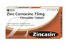 Zincasin Zinc L carnosine Supplement Chewable tablets | Strengthen Digestive tract, Laky Gut, Immunity Booster, Improve Taste buds function, Neurotransmitter Support | Healthy Skin, Acne, Hair Loss, IBS, IBD, Gastric Ulcer Support - 60 sugar free view 1