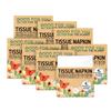 Honest Home 2 Ply Tissue Paper Napkins | 400 Pulls | 50 Pulls x 8 Boxes | Soft, Strong & Highly Absorbent | For Home & Dining Table Use view 1