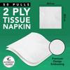 Honest Home 2 Ply Tissue Paper Napkins | 400 Pulls | 50 Pulls x 8 Boxes | Soft, Strong & Highly Absorbent | For Home & Dining Table Use view 3