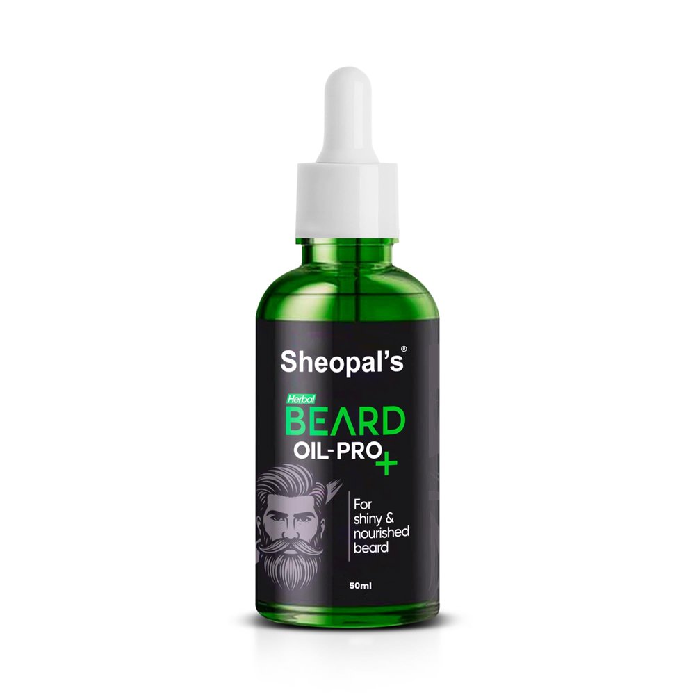 Sheopals Beard & Hair Growth Oil for Men | Rosemary & Kalonji Infused | Boosts Beard Density & Hair Thickness Promotes Thicker, Healthier Beard Growth | Ayurvedic, Non-Sticky & Natural Formula 50 ml