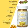Tea Tops India Milk Masala | Melody of aromatic Spices, Saffron, Rose, Date & Nuts | Naturally sweetened with Dates Powder | Powdered Milk Mix | Golden Milk | Turmeric Spiced Latte Mix | Haldi Mulethi |100 g view 4