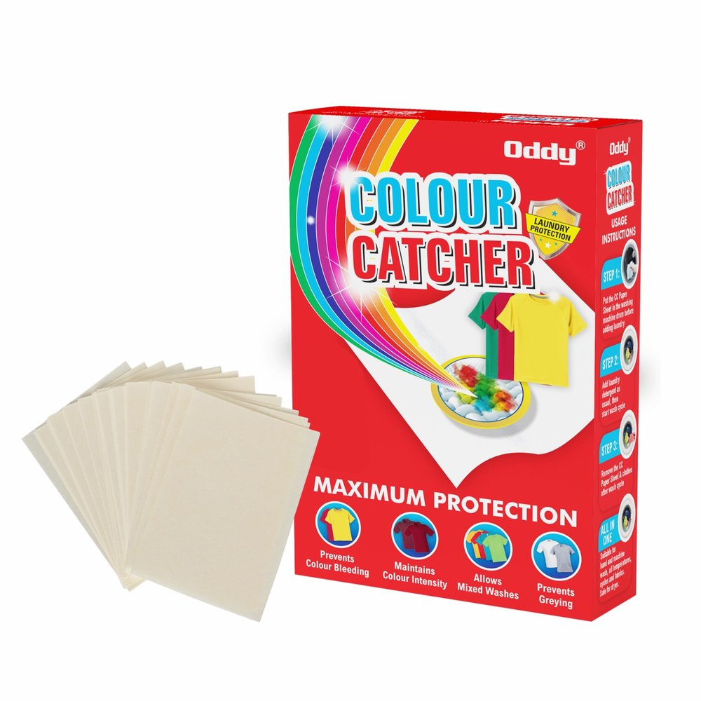 Oddy Dirt & Colour Catcher, Pack Of 30 Sheets For Laundry, Allow Mixed Washes, Prevent Colour Runs And Maintain Original Colour Of Clothing