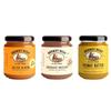 Brawny Bear Peanut Butter, Chocolate Hazelnut Spread & Almond Butter Combo, 100% Natural Sweetened with Dates, Vegan, Smooth Healthy Nut Butter, No Added Sugar & Preservative Pack of 3-200 gm each view 1