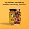 Brawny Bear Peanut Butter, Chocolate Hazelnut Spread & Almond Butter Combo, 100% Natural Sweetened with Dates, Vegan, Smooth Healthy Nut Butter, No Added Sugar & Preservative Pack of 3-200 gm each view 2