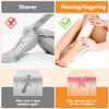 Plenteous Disposable Wax Strips  Large Size 4x10 Inch Non-Woven Depilatory Sheets for Body and Face, Smooth Surface Hair Removal Strips for Men and Women (140 pc - Brown) view 2
