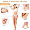 Plenteous Depilatory Wax Strips  Non-Woven Disposable Paper Sheets, Large Size Smooth Surface Epilator Strips for Body and Facial Hair Removal, Unisex Adults 4x10 inch (175 pc - White) view 2