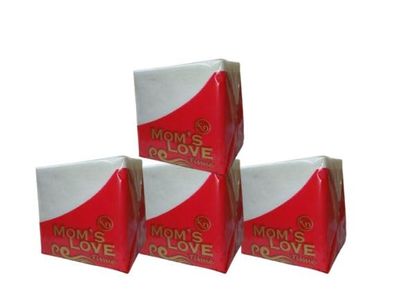 MOM'S LOVE DISPOSABLE NAPKIN, 100 COUNT PREMIUM TISSUE (4)