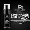 MANHADEN Intimate Wash For Men | Intimate Hygiene Wash | Anti Bacterial, Anti Fungal Sulphate & Paraben Free | Pack of 1 (100ml) view 3