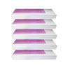 JACKENS Waxing Strips Kit for Normal Skin | Gel Wax Hair Removal for Women | Non-Woven Hair Removal Plain Waxing Strips | 120 GSM Thickness, Pack of 5-WHITE view 1