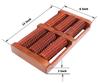 GOSHOPECO Sheesham Wooden Massager Manual Acupressure and Pain Relief 6 Roller (12x6 in) for Foot Massager Improved Blood Circulation and Acupressure with Karela roll Massager Tool (set of 2) view 3