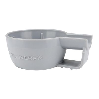 BNF Soap Mug Bowl Portable Shaving Bowl for Valentines Day Gifts Father Birthday GrayHealth & Beauty | Shaving & Hair Removal | Shaving Brushes & Mugs