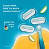 Gillette Venus Women Smooth Combo Pack | Razor Plus 3 Refills | Aloe Vera Smooth view 3
