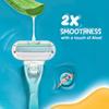 Gillette Venus Women Smooth Combo Pack | Razor Plus 3 Refills | Aloe Vera Smooth view 4