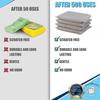 All-Purpose Sponges, Non Scratch, for Washing and Cleaning Dishes, Premium Scrub and Scrubbers, 12 Pads, Ideal for Kitchen, Bathroom (12) view 3