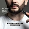 Beard Pencil Filler For Men Barber Styling Pen with Bristle Beard Brush Waterproof, Sweat Proof Natural Shaping Up for Men Beard, Moustache & Eyebrows view 3