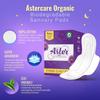 Astercare Organic Biodegradable Soft & Rash Free Sanitary Pads for Women XL+12 Pads Super Absorption Medium to Heavy Flow Extra Coverage Fragrance Free Leakage-Proof (Without Disposable, 24, count) view 2