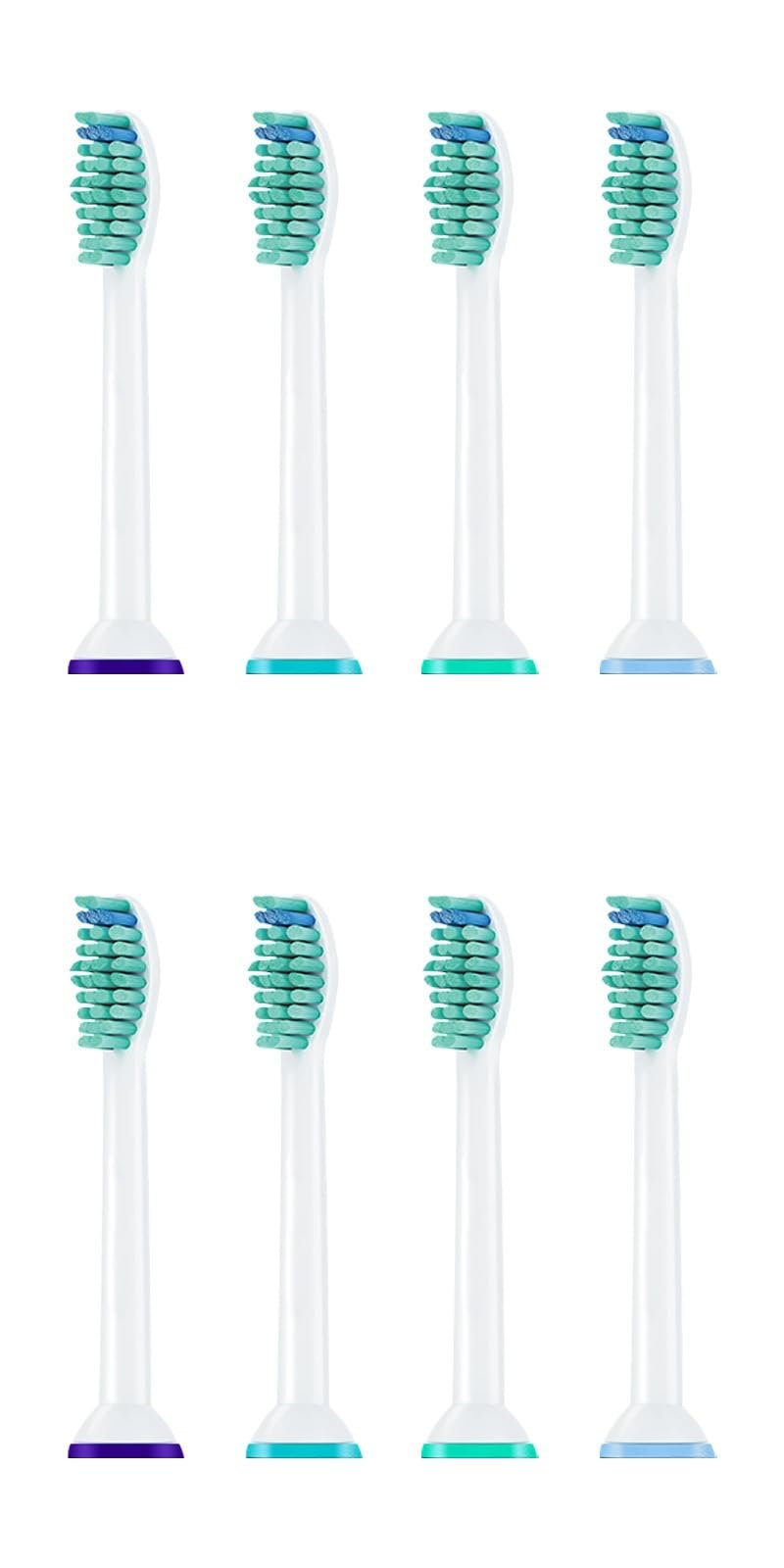 Toothbrush Replacement Heads Compatible with Philips Sonicare,Replacement Brush Heads with Soft Dupont Bristles Electric Toothbrush Replacement Heads for Oral Health 8pcs