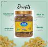 555 Nuts Dry Fruits Premium Seedless Raisins 350g | Premium Kishmish/Kismis | Raisins Healthy Juicy Hand-Sorted Jumbo Indian Kishmish Jar I Rich in Iron & Vitamin B | view 3