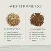 Luxmi Estates Dandelion Root Herbal Tea 100gm Tin Caddy | USDA Certified Organic Herbal Tea | Caffeine-Free | Single Ingredient | 50 Cups | Detox & Liver Cleanse | Digestion Support view 4