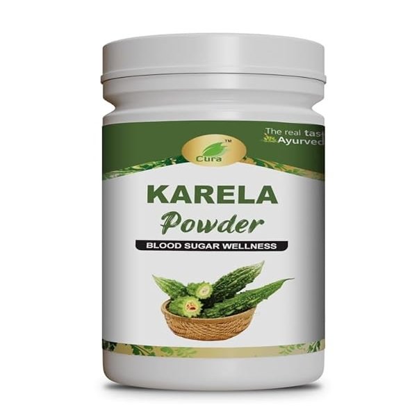 CURA Karela Powder I 250gm I Bitter Melon I For Healthy Blood Sugar Level I Improves Liver Functioning I Good for Heart