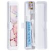 Gerkia Toothbrush Travel Case, Convenient Colorful Pattern Travel Toothbrush Case and Travel Toothbrush Holder, Toothbrush Covers and Toothbrush Holders Travel Travel Tongue Scraper Case view 1