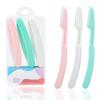 BANIRA Eyebrow Razor Shaper & Trimmer Touch-Up Eyebrow Razor Dermaplaning Too And Face Razor with Precision Guide cover Skin care kit wax-less for Women and Men (3 PCS FOLDING EYEBROW RAZOR) view 1