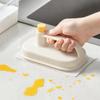 EXOFLY Disposable Magic Brush Protecting Hands Cleaning Rag with Handle, Replaceable Kitchen Degreasing Specialized Cleaning Cloth Scouring Pad (with 100Pcs Rag) view 3