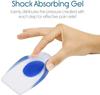 RONATA Complete Foot Care Set: Silicone Gel Protectors for Cracked Heels, Pain Relief, Moisturizing Socks, and Anti-Slip Spa Treatment - Men and Women's Foot Repair Bundle (Blue) view 2