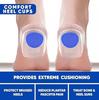 RONATA Complete Foot Care Set: Silicone Gel Protectors for Cracked Heels, Pain Relief, Moisturizing Socks, and Anti-Slip Spa Treatment - Men and Women's Foot Repair Bundle (Blue) view 4