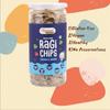 Aggarwal Namkeen Healthy Snacks All Natural Real Ragi Chips Stress Buster Vacuum Cooked Gluten Free Vegan Tasty Crisps No Preservatives Hand Made (Cream & Onion, 1) view 2