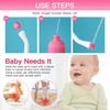 RECLUSE Handheld Portable Bidet Spray with 2 Angled Nozzles Personal Bidet Sprayer for Kids Ass Washing, Personal Hygiene Bathroom Aid, Pregnant Women Cleansing, Postpartum Clean (Pink) view 3