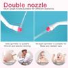 RECLUSE Handheld Portable Bidet Spray with 2 Angled Nozzles Personal Bidet Sprayer for Kids Ass Washing, Personal Hygiene Bathroom Aid, Pregnant Women Cleansing, Postpartum Clean (Pink) view 4