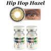 CELEBRATION COLORS Yearly Color Contact Lenses 1 Pair, Color Calypso Green, Optical Power -2.5 view 4