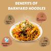Barnyard Millet Noodles 210g | Made with Barnyard Millet & Whole Wheat Flour | No Maida, No Preservatives | Healthy Noodles for Kids & Adults | Tasty Masala Included | High Fiber, Guilt-Free Snack (Pack of 2) view 4