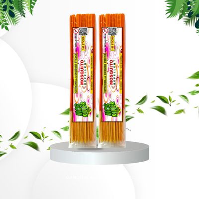 Mosquito Killer Incense Sticks 12'' Agarbatti Dhup Coil Combo Pack of 2 (Total- 300 Sticks)
