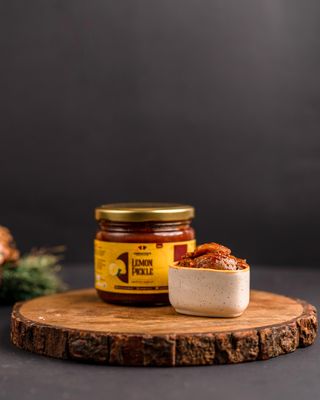 Amamtha's Tasty Lemon Pickle (250G) | Mixed Pickles | Traditional South Indian Taste | Freshly Homemade